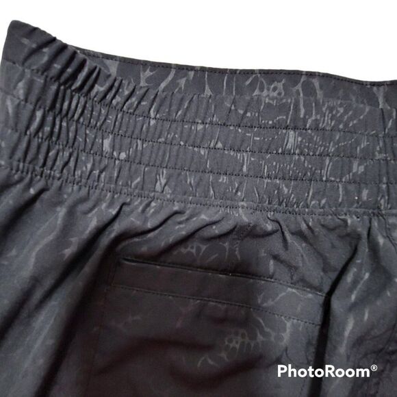Orvis Skort Women Medium Black Rose Embossed Print Mesh Inner Short Pull On Golf - Picture 7 of 12